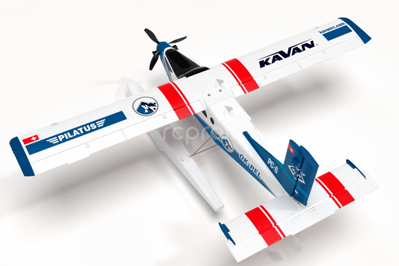 KAVAN Pilatus PC-6 Porter 1500mm s R8 Rx - modrá