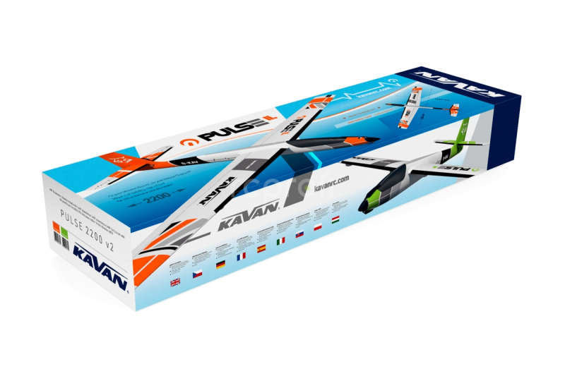 RC letadlo KAVAN Pulse 2200 V2 ARF, zelená