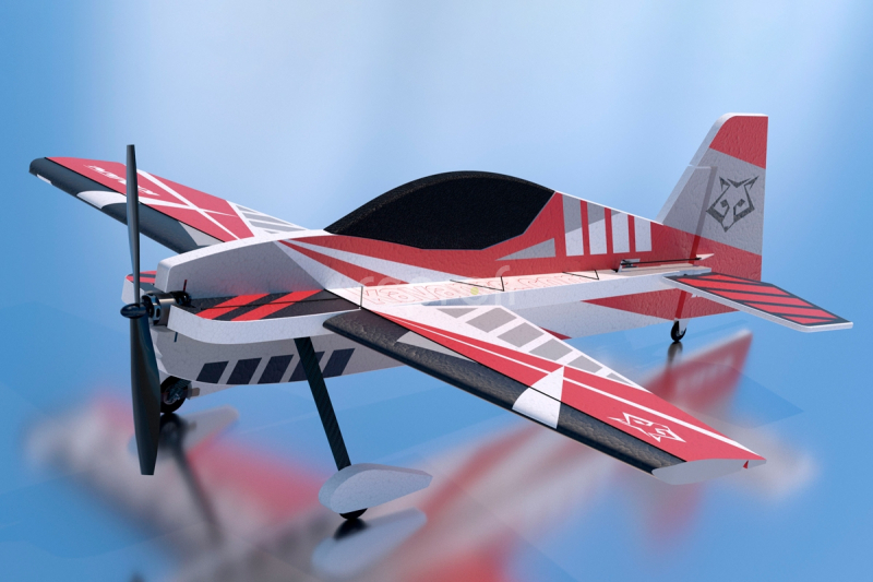 RC letadlo KAVAN Savage MAX V2, červená
