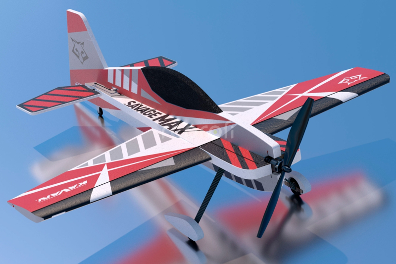RC letadlo KAVAN Savage MAX V2, červená
