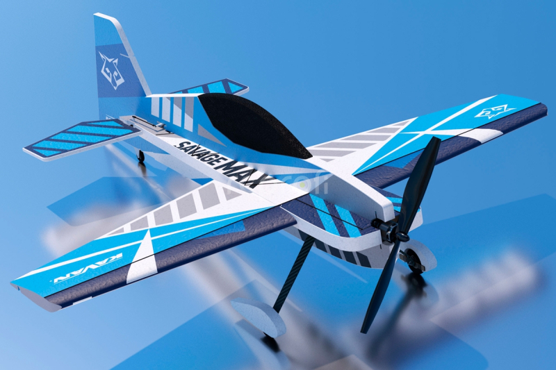 RC letadlo KAVAN Savage MAX V2, modrá