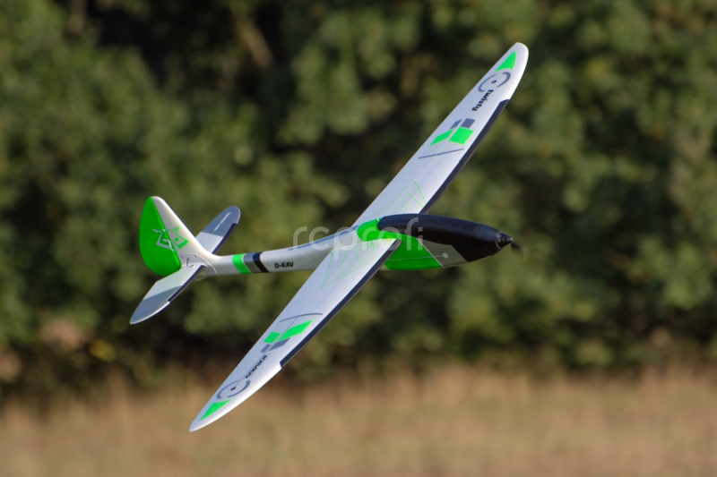 RC letadlo KAVAN Twisty 1512mm, zelená