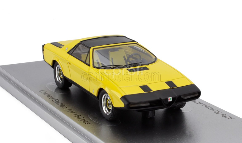 Kess-model Alfa romeo Alfetta Spider Pininfarina Closed 1972 1:43 Žlutá