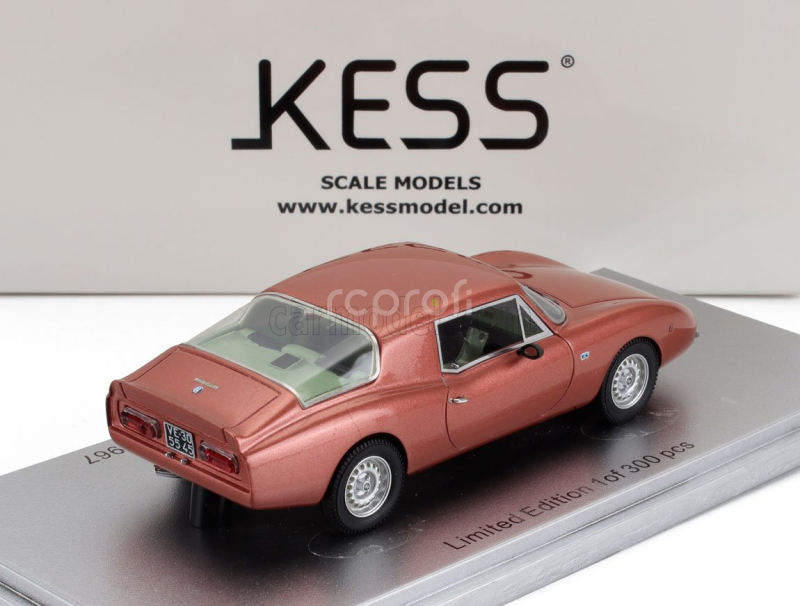 Kess-model Alfa romeo Giulia Severtail Carrozzeria Casale 1967 1:43 Copper Met