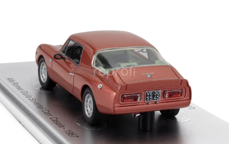 Kess-model Alfa romeo Giulia Severtail Carrozzeria Casale 1967 1:43 Copper Met