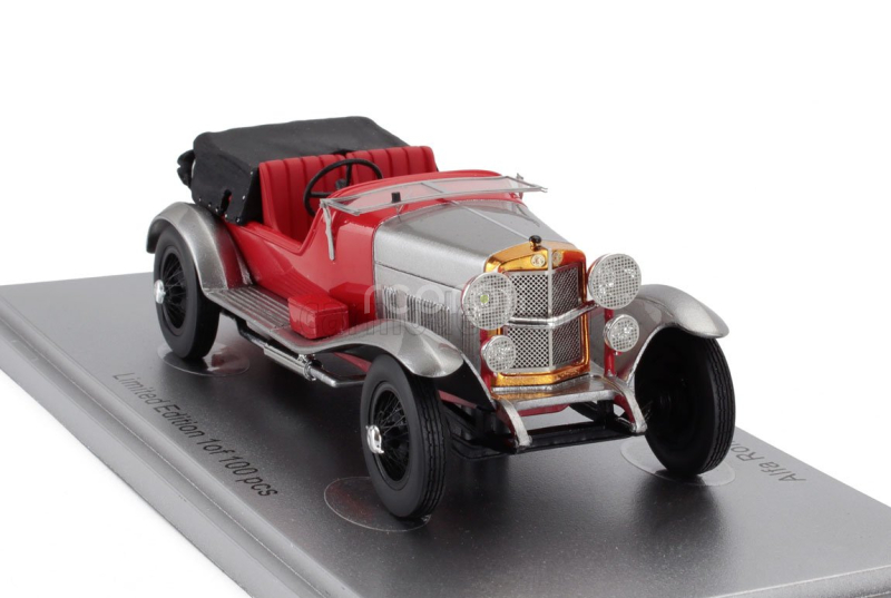 Kess-model Alfa romeo Rl Super Sport 4 Seat - 4 Posti - With Covered Seat 1927 1:43 Červená Stříbrná Černá