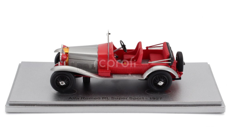 Kess-model Alfa romeo Rl Super Sport 4 Seat - 4 Posti - Without Covered Seat 1927 1:43 Červená Stříbrná