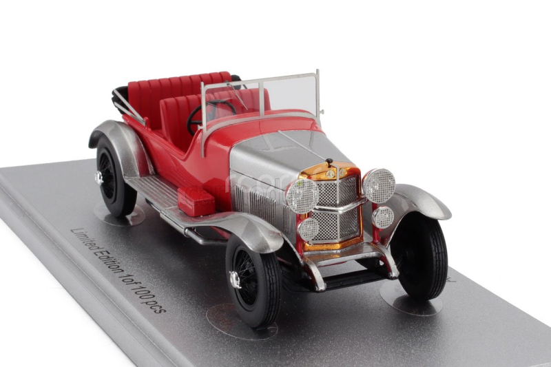 Kess-model Alfa romeo Rl Super Sport 4 Seat - 4 Posti - Without Covered Seat 1927 1:43 Červená Stříbrná