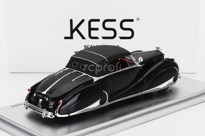 Kess-model Bentley Mk Vi Sn.b25071 Franay Drophead Coupe Cabriolet Closed 1947 1:43 Black