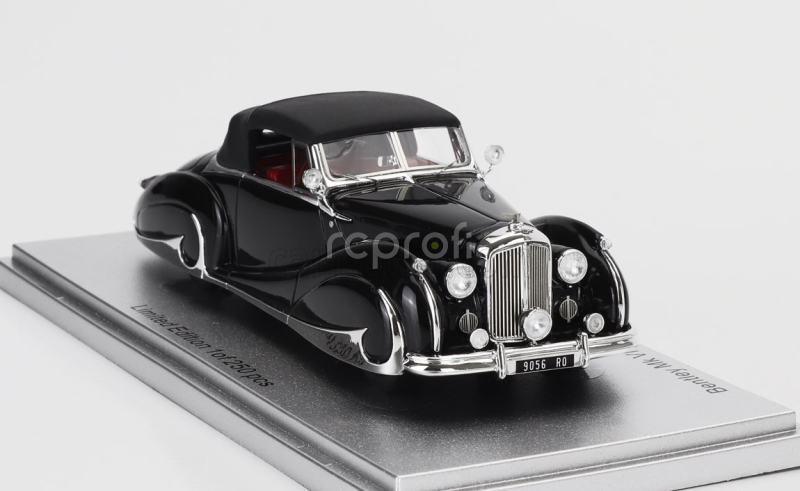 Kess-model Bentley Mk Vi Sn.b25071 Franay Drophead Coupe Cabriolet Closed 1947 1:43 Black