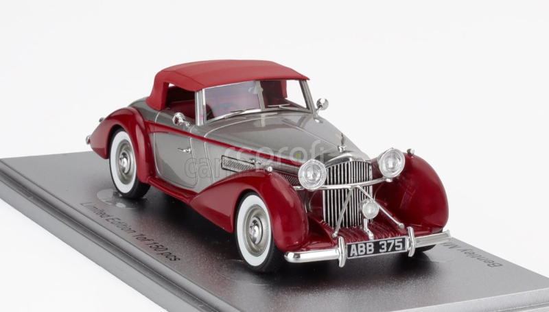 Kess-model Bentley Mkvi Drophead Ch.b122da Coupe Cabriolet Closed 1949 1:43 Silver Red