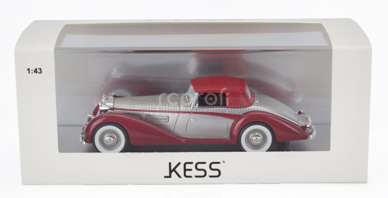 Kess-model Bentley Mkvi Drophead Ch.b122da Coupe Cabriolet Closed 1949 1:43 Silver Red