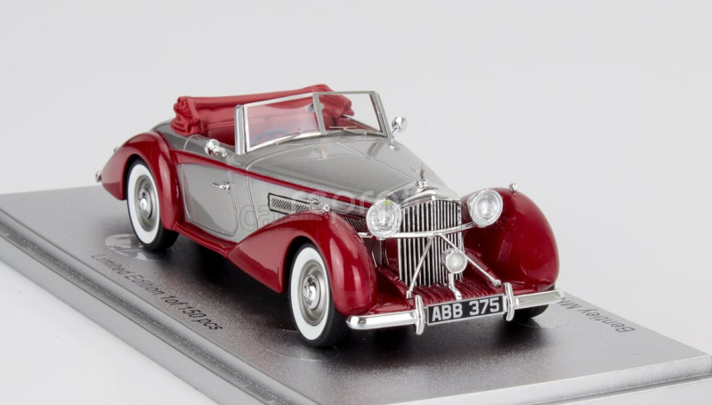 Kess-model Bentley Mkvi Drophead Ch.b122da Coupe Cabriolet Open 1949 1:43 Silver Red