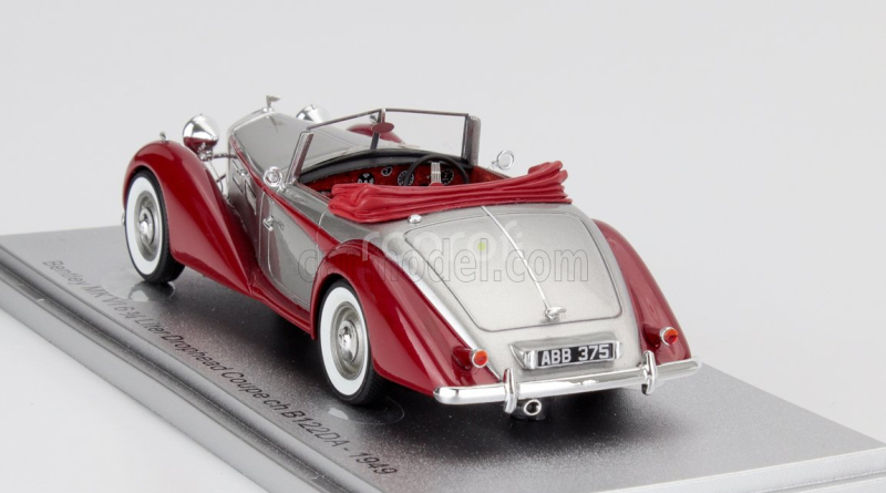 Kess-model Bentley Mkvi Drophead Ch.b122da Coupe Cabriolet Open 1949 1:43 Silver Red