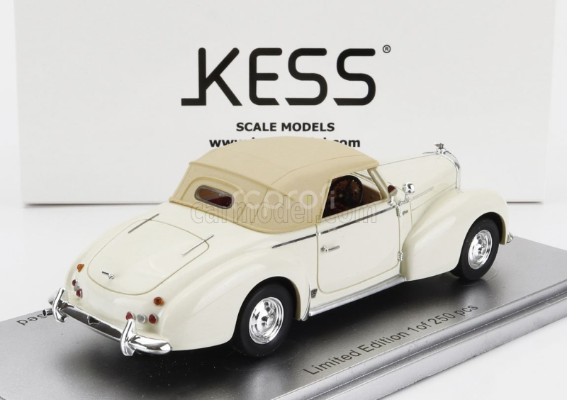 Kess-model Bentley Mkvi Drophead Coupe Graber Cabriolet Closed 1948 1:43 Bílá