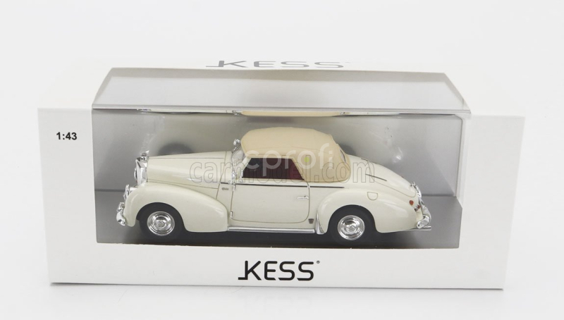 Kess-model Bentley Mkvi Drophead Coupe Graber Cabriolet Closed 1948 1:43 Bílá
