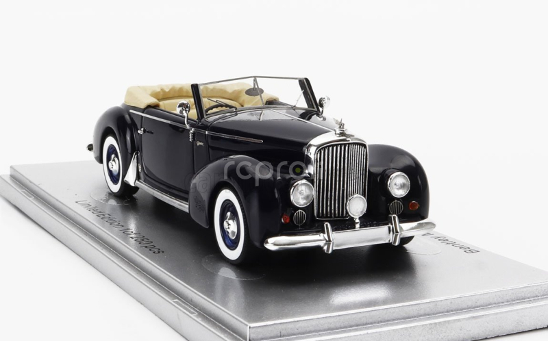 Kess-model Bentley Mkvi Drophead Coupe Graber Cabriolet Open 1948 1:43 Blue