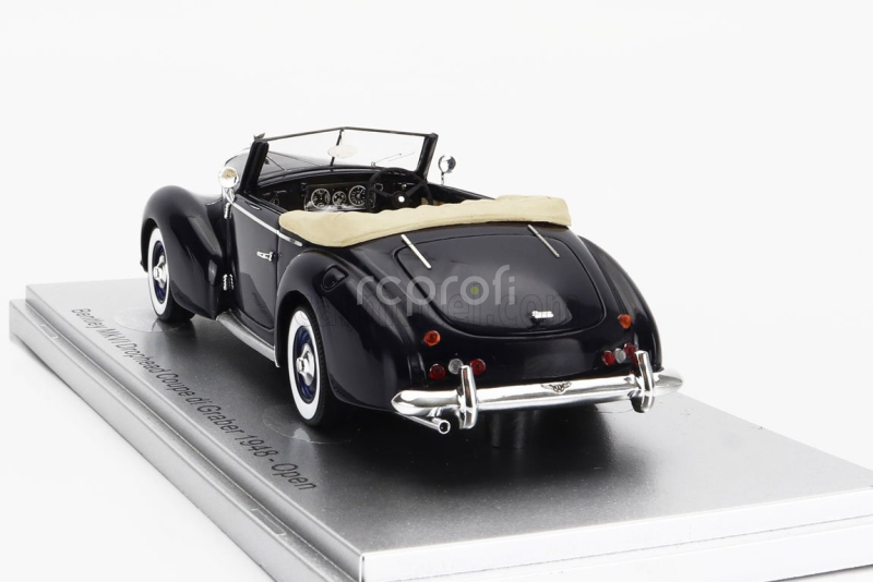 Kess-model Bentley Mkvi Drophead Coupe Graber Cabriolet Open 1948 1:43 Blue