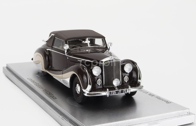 Kess-model Bentley Mkvi Franay Snb26bh Drophead Coupe Cabriolet Closed 1947 1:43 Hnědý Krém