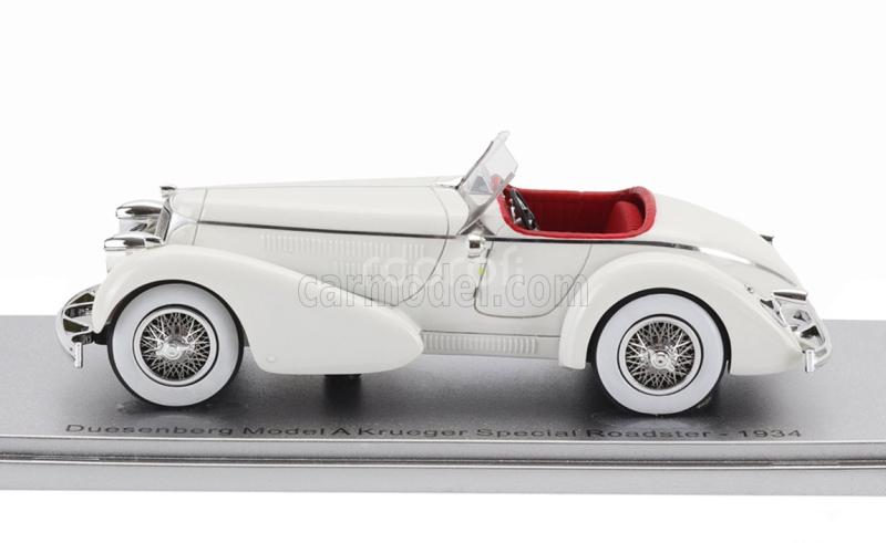 Kess-model Duesenberg Model A Krueger Special Roadster Open 1934 1:43 Světle Šedá
