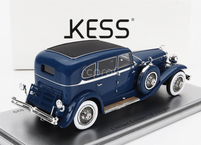 Kess-model Duesenberg Model J Berline Clear Vision Sedan By Murphy 1929 1:43 Blue