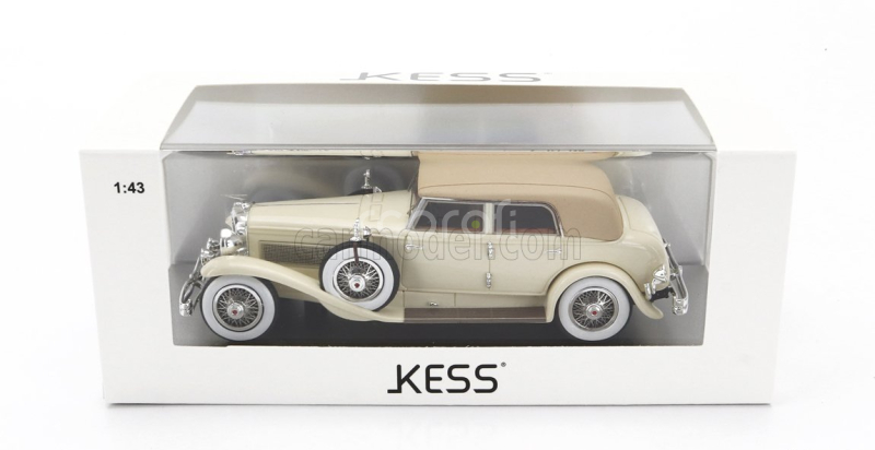 Kess-model Duesenberg Model J Torpedo Berline Rollston 1932 1:43 2 Tone Cream