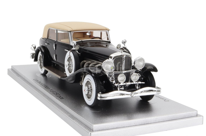 Kess-model Duesenberg Model J Torpedo Berline Rollston 1932 1:43 Black Beige