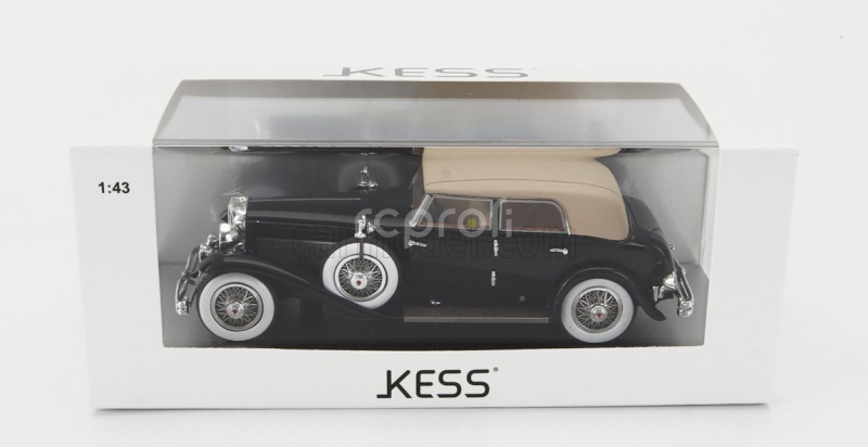 Kess-model Duesenberg Model J Torpedo Berline Rollston 1932 1:43 Black Beige