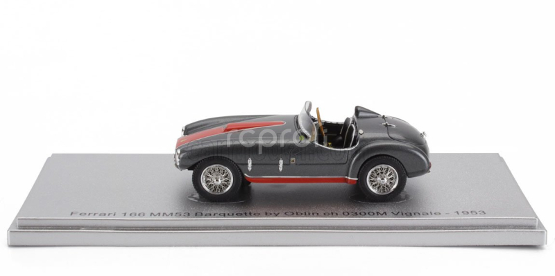 Kess-model Ferrari 166 Mm53 Spider Barquette Ch.0300m Vignale By Oblin 1955 1:43 Šedá Červená