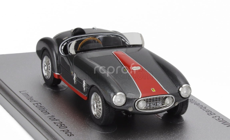 Kess-model Ferrari 166 Mm53 Spider Barquette Ch.0300m Vignale By Oblin 1955 1:43 Šedá Červená