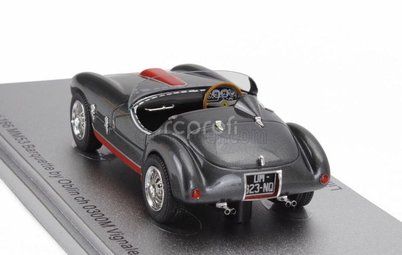 Kess-model Ferrari 166 Mm53 Spider Barquette Ch.0300m Vignale By Oblin 1955 1:43 Šedá Červená