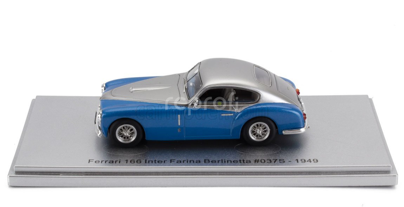 Kess-model Ferrari 166 S/n.037s Inter Farina Berlinetta 1949 1:43 Modrá Stříbrná