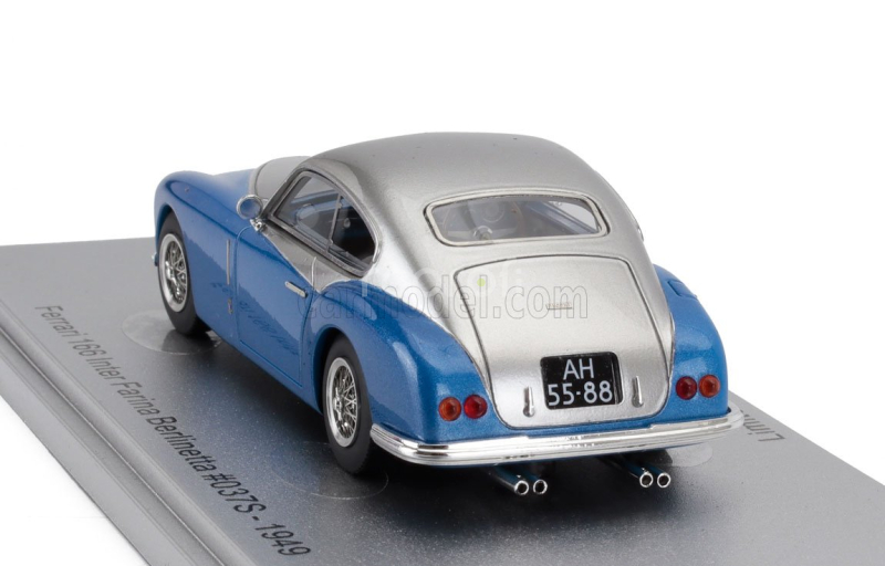 Kess-model Ferrari 166 S/n.037s Inter Farina Berlinetta 1949 1:43 Modrá Stříbrná