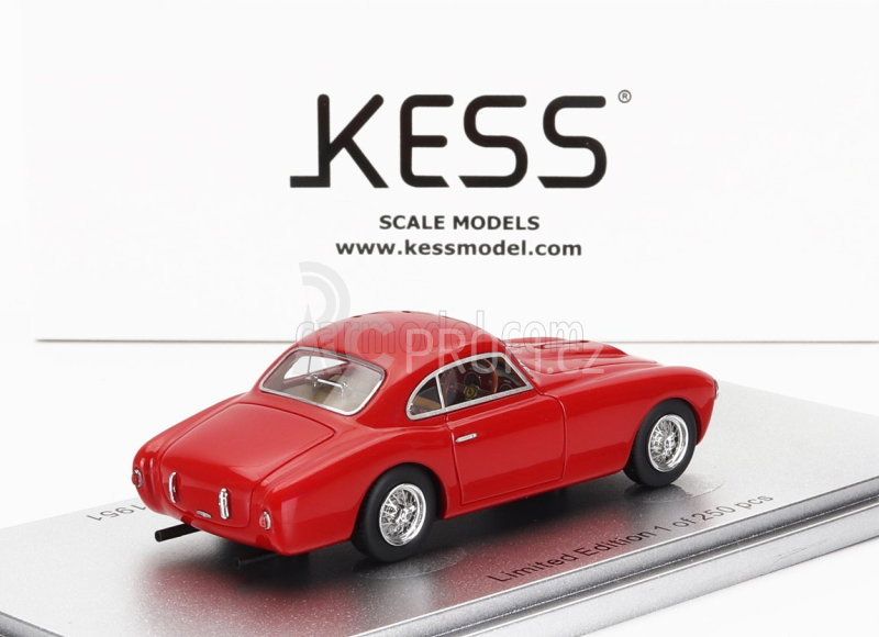 Kess-model Ferrari 212 Ghia Aigle Sn.0137e Coupe 1951 1:43 Red