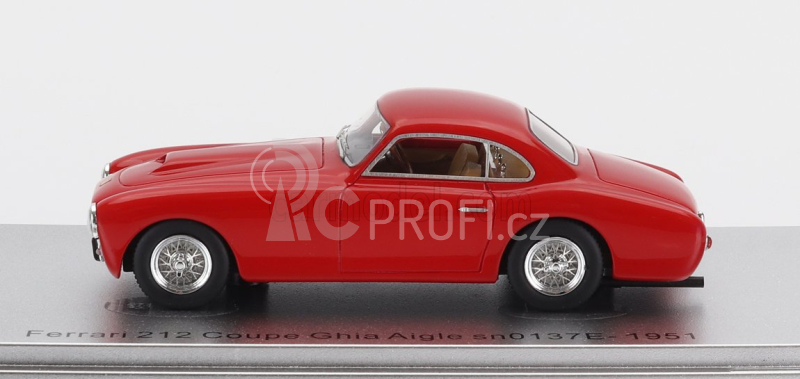 Kess-model Ferrari 212 Ghia Aigle Sn.0137e Coupe 1951 1:43 Red