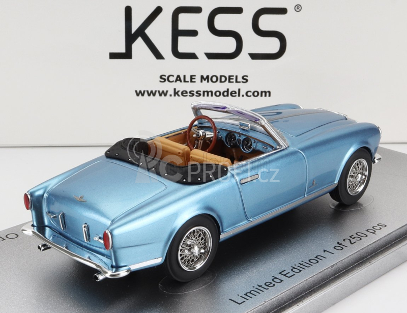Kess-model Ferrari 212 Inter Sn0235eu Cabriolet Open 1952 1:43 Světle Modrá Met