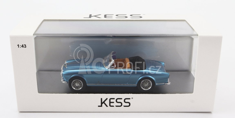 Kess-model Ferrari 212 Inter Sn0235eu Cabriolet Open 1952 1:43 Světle Modrá Met