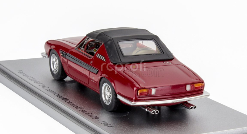 Kess-model Ferrari 330 Gt 2+2 Sn.6109 Michelotti Cabriolet Closed 1964 1:43 Bordeaux Black
