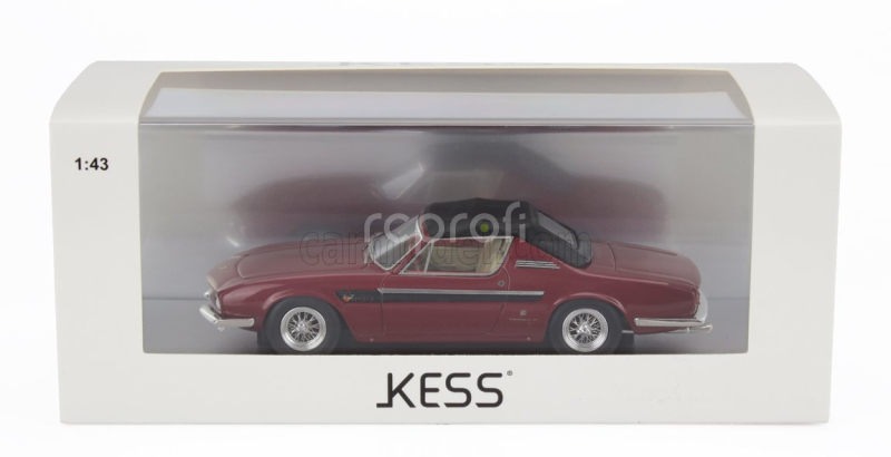 Kess-model Ferrari 330 Gt 2+2 Sn.6109 Michelotti Cabriolet Closed 1964 1:43 Bordeaux Black