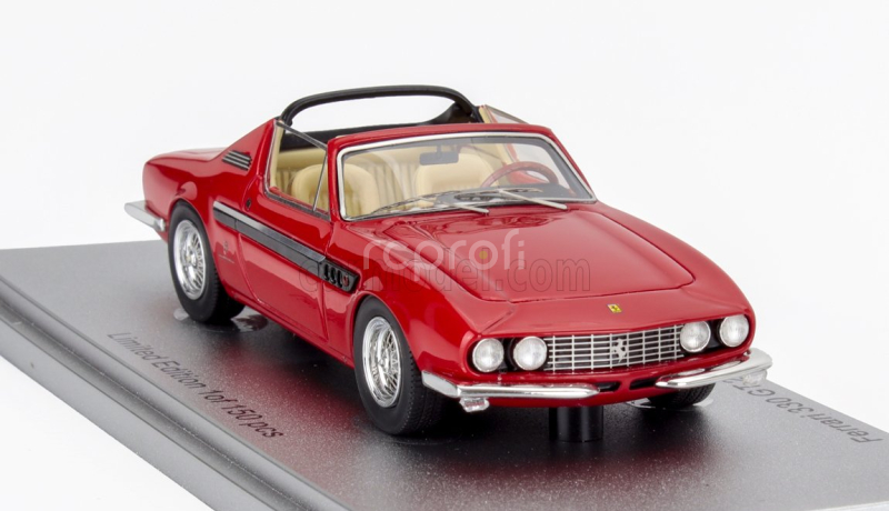 Kess-model Ferrari 330 Gt 2+2 Sn.6109 Michelotti Cabriolet Open 1964 1:43 Červená Černá