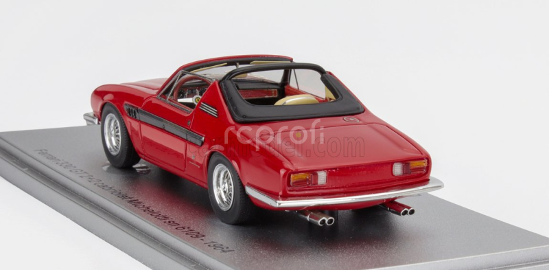 Kess-model Ferrari 330 Gt 2+2 Sn.6109 Michelotti Cabriolet Open 1964 1:43 Červená Černá
