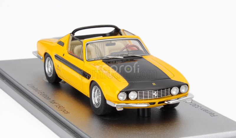 Kess-model Ferrari 330 Gt 2+2 Sn.6109 Michelotti Cabriolet Open 1964 1:43 Žlutá Černá