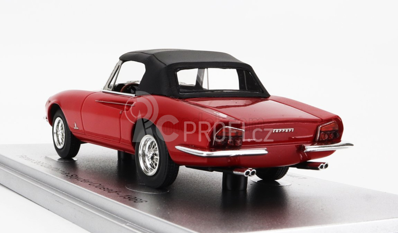 Kess-model Ferrari 365 California Spider Closed 1966 1:43 Červená Černá