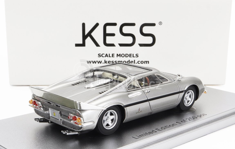 Kess-model Ferrari 365p Berlinetta Speciale - 3 sedadla 1966 1:43, stříbrná