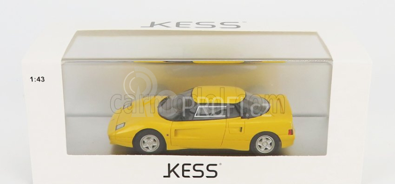 Kess-model Ferrari 408 4rm 1987 1:43 Žlutá