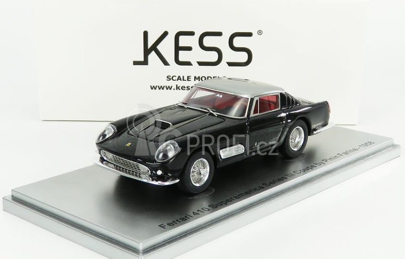 Kess-model Ferrari 410 Superamerica Series Iii Pininfarina Coupe 1958 1:43 Černá Stříbrná