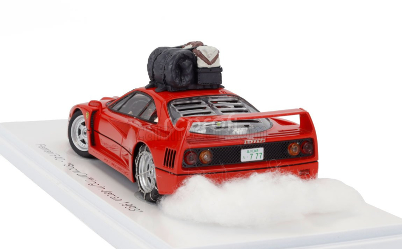 Kess-model Ferrari F40 Snow Drifting In Japan With Pilot Driver 1993 1:43 Red