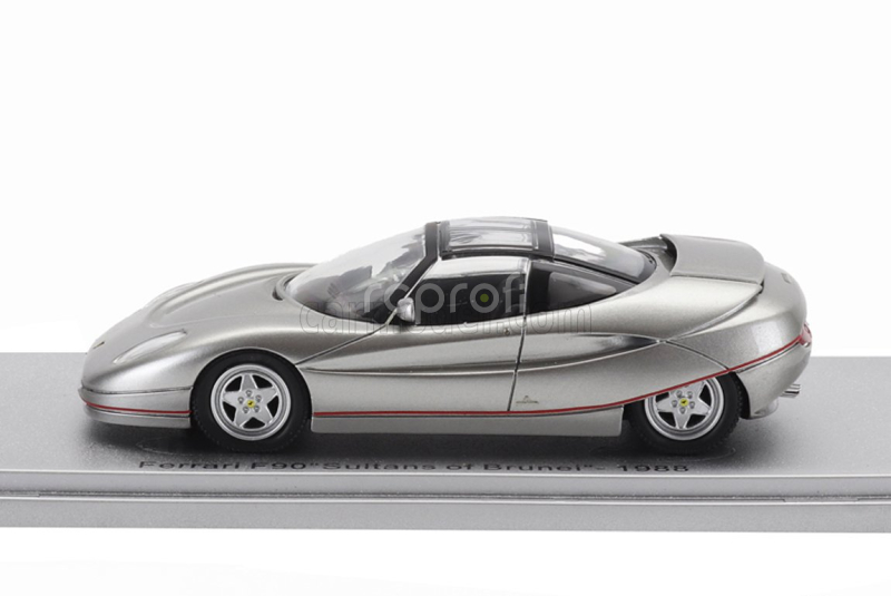 Kess-model Ferrari F90 Pininfarina 1988 - Personal Car Sultan Of Brunei 1:43 Silver
