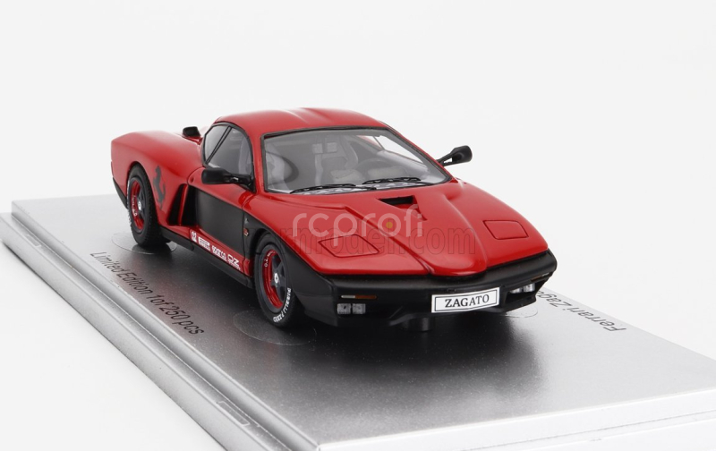 Kess-model Ferrari Zagato Fz93 Geneve Motorshow 1993 1:43 Červená Černá