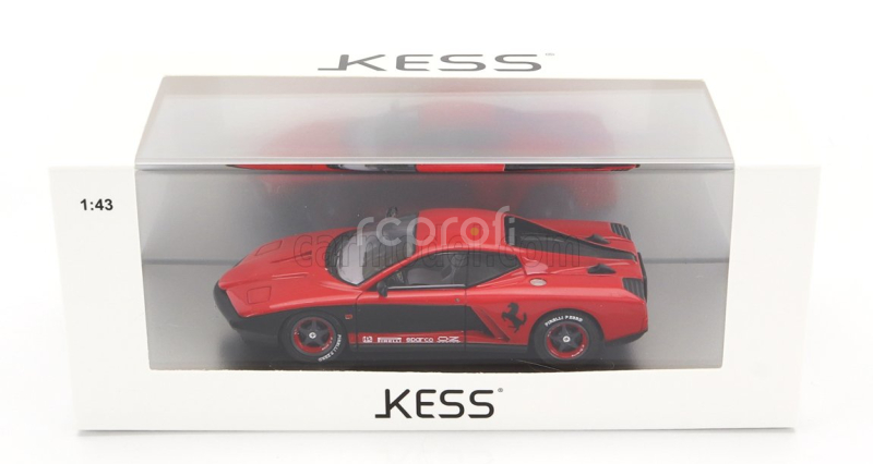 Kess-model Ferrari Zagato Fz93 Geneve Motorshow 1993 1:43 Červená Černá
